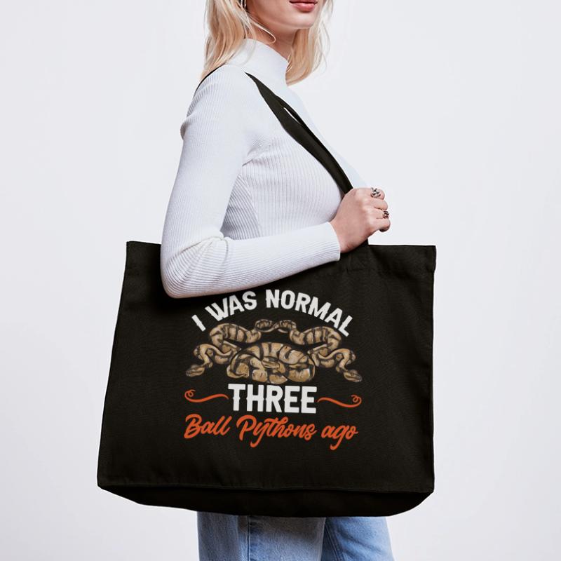 Ball Python Schlange Königspython Stanley/Stella recycelter Shopping Bag