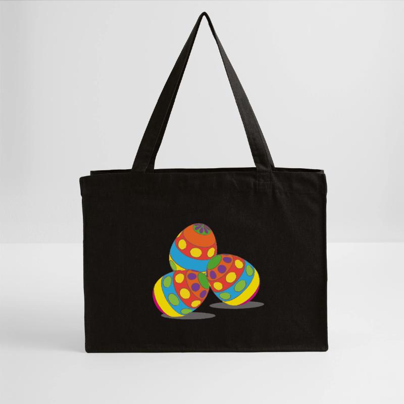 Easter eggs, easter, happy easter, happy eastern Stanley/Stella Recycled Shopping Bag