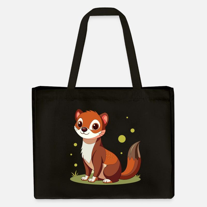 Une mignonne petite hermine - Cabas recyclé Stanley/Stella - noir
