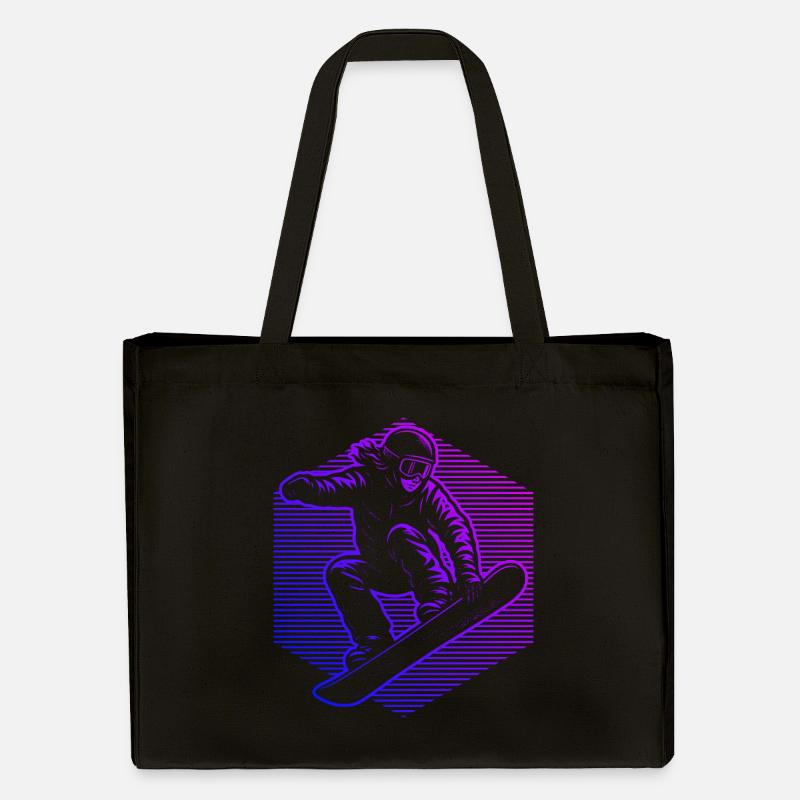 Déclaration pour tous les snowboardeurs - Cabas recyclé Stanley/Stella - noir