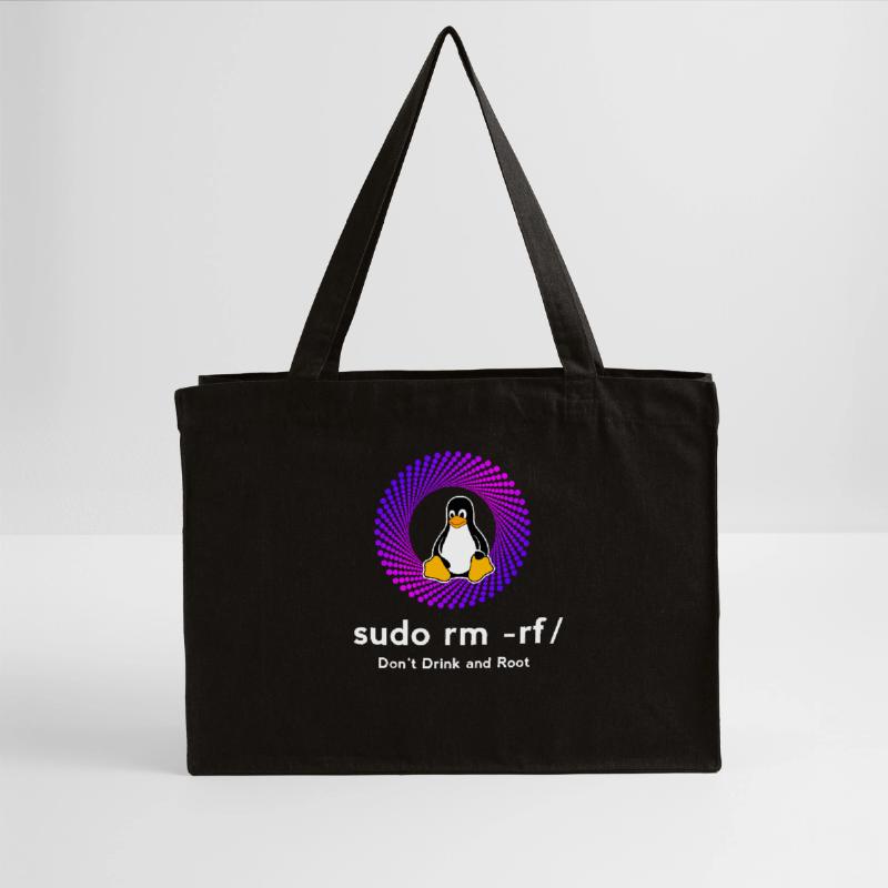 Computer Sys admin Pinguin Nerd pc sudo rm -rf cod Stanley/Stella recycelter Shopping Bag