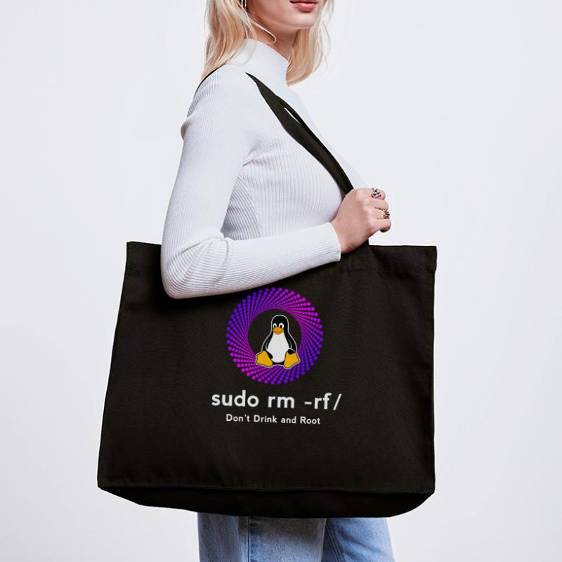 Computer Sys admin Pinguin Nerd pc sudo rm -rf cod Stanley/Stella recycelter Shopping Bag
