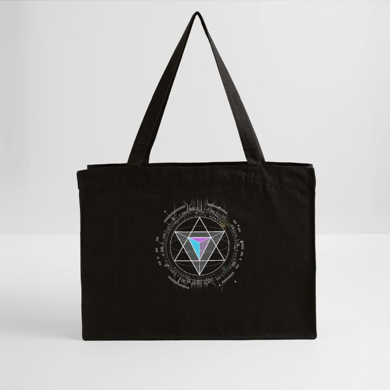 nerd CPU pyramide illuminati game wow hacker code Stanley/Stella recycelter Shopping Bag