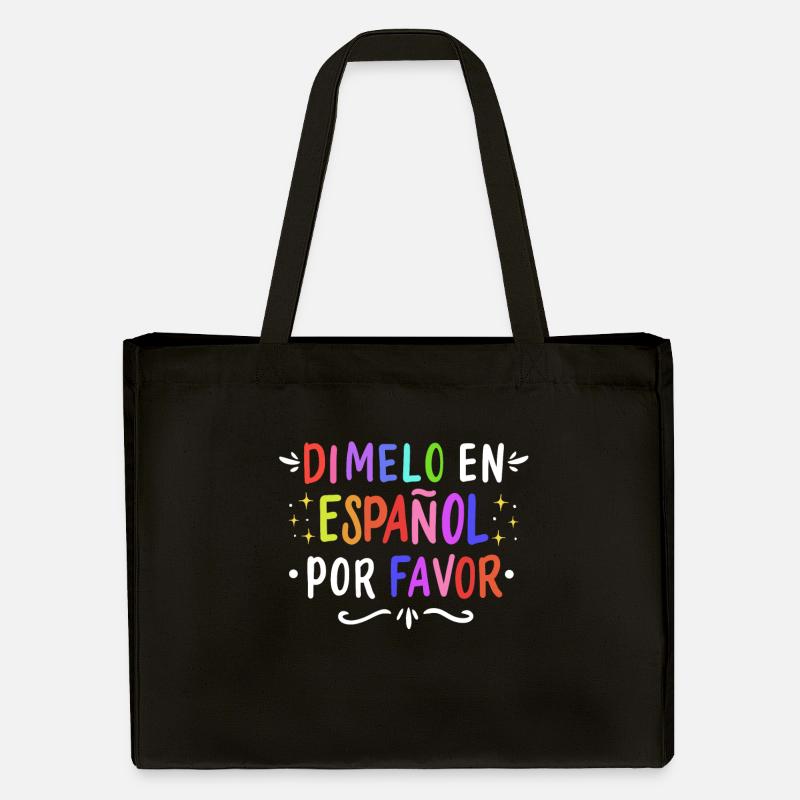 Espagnol Professeur d’espagnol Langue - Cabas recyclé Stanley/Stella - noir