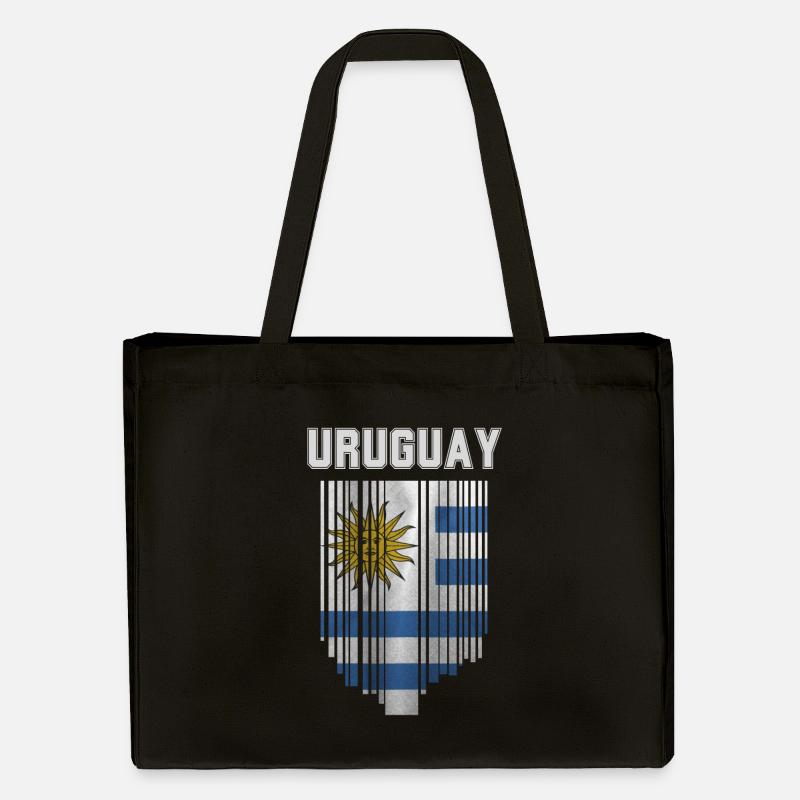 Drapeau de l’Uruguay, fierté uruguayenne - Cabas recyclé Stanley/Stella - noir