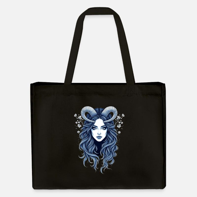 widderfrau - Stanley/Stella recycelter Shopping Bag - Schwarz