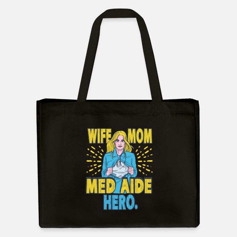 Mère assistante médicale MFA - Cabas recyclé Stanley/Stella - noir