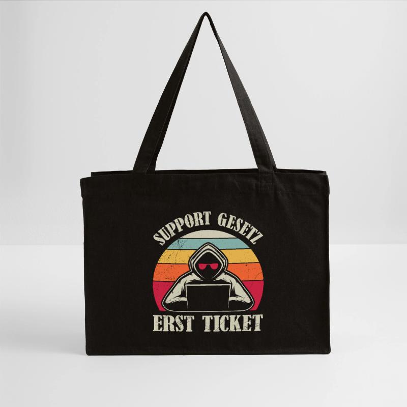 Computer Science Coder SUPPORT GESETZ ERST TICKET Stanley/Stella recycelter Shopping Bag