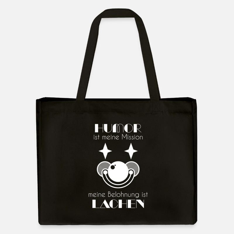 Clown / Visage de clown - Cabas recyclé Stanley/Stella - noir