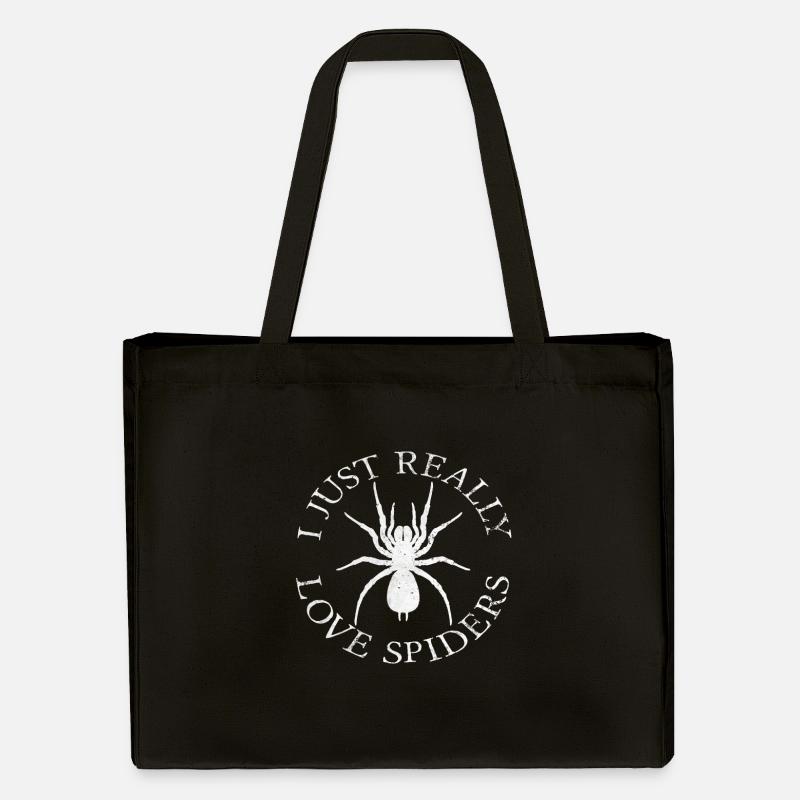 spiders - Cabas recyclé Stanley/Stella - noir