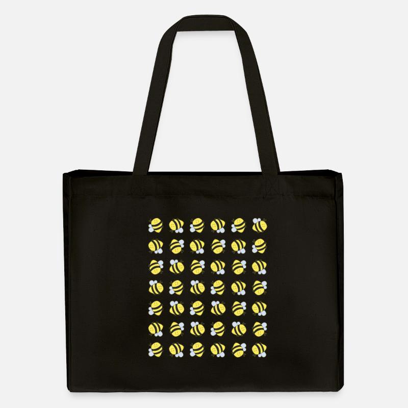 Hummel Muster - Stanley/Stella recycelter Shopping Bag - Schwarz