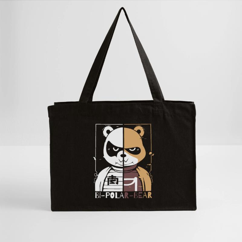 Bipolarer Polar Bär oder Eisbär Stanley/Stella recycelter Shopping Bag