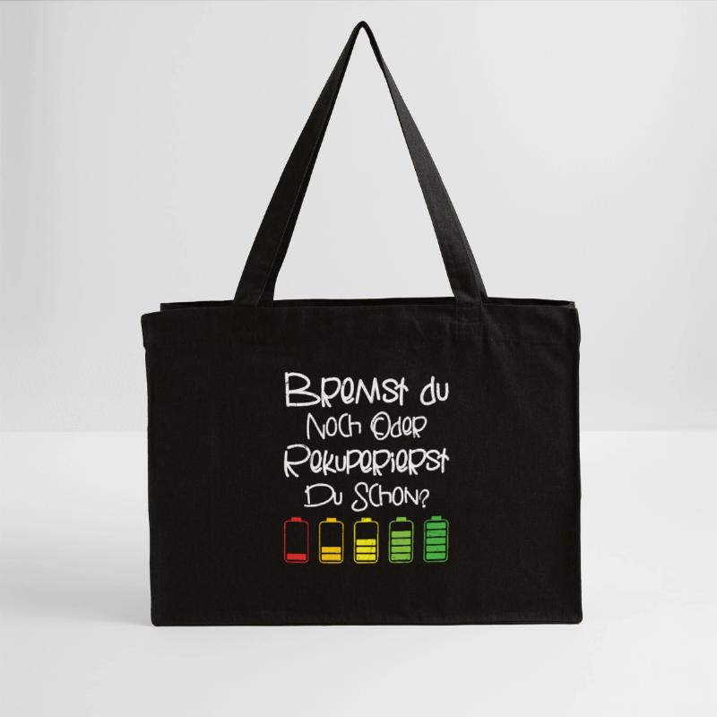 Bremst du Noch Oder Rekuperierst Du Schon? Stanley/Stella recycelter Shopping Bag