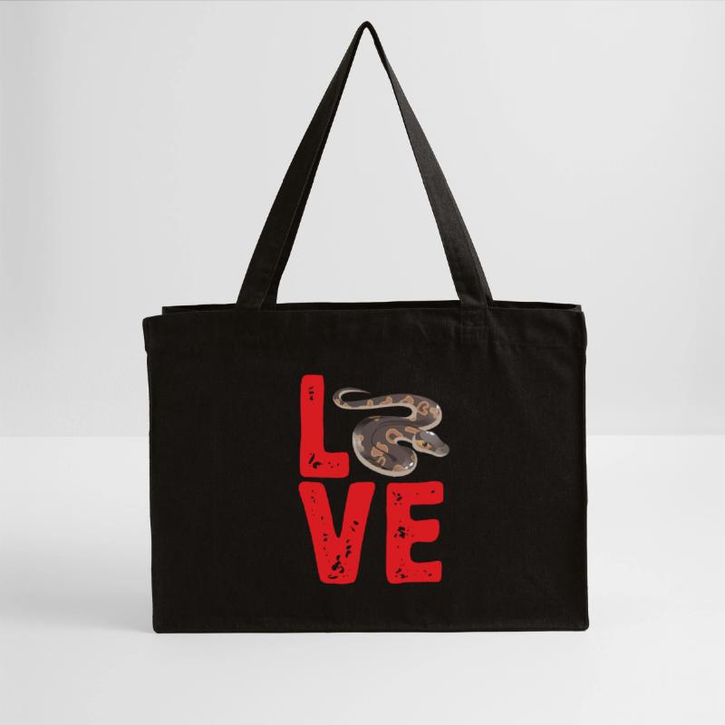 Ball Python Schlange Königspython Stanley/Stella recycelter Shopping Bag