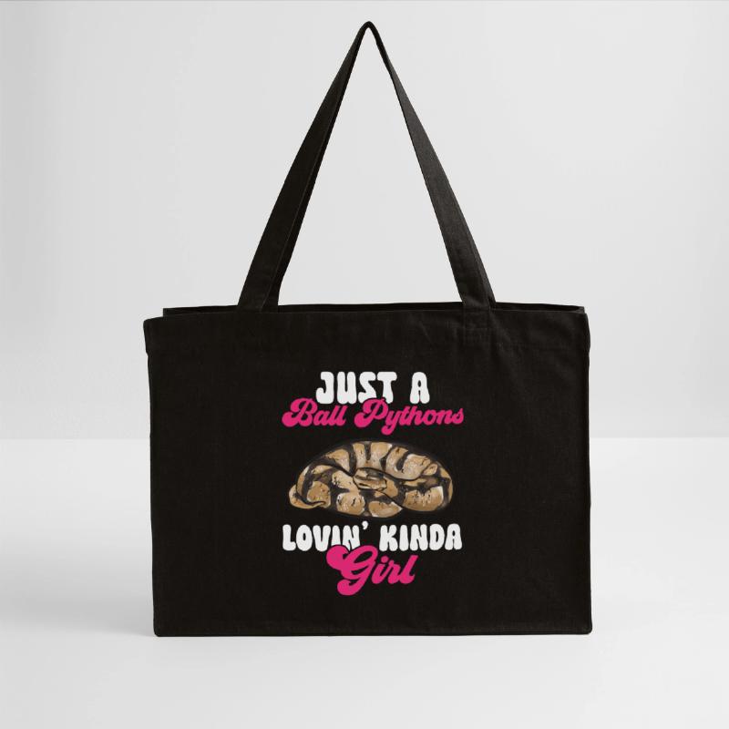 Ball Python Schlange Königspython Stanley/Stella recycelter Shopping Bag