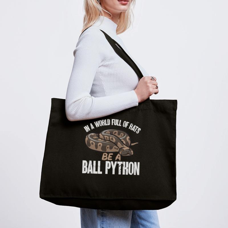 Ball Python Schlange Königspython Stanley/Stella recycelter Shopping Bag