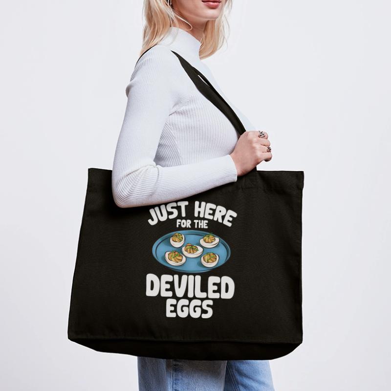 Gefüllte Eier Deviled Eggs Stanley/Stella recycelter Shopping Bag