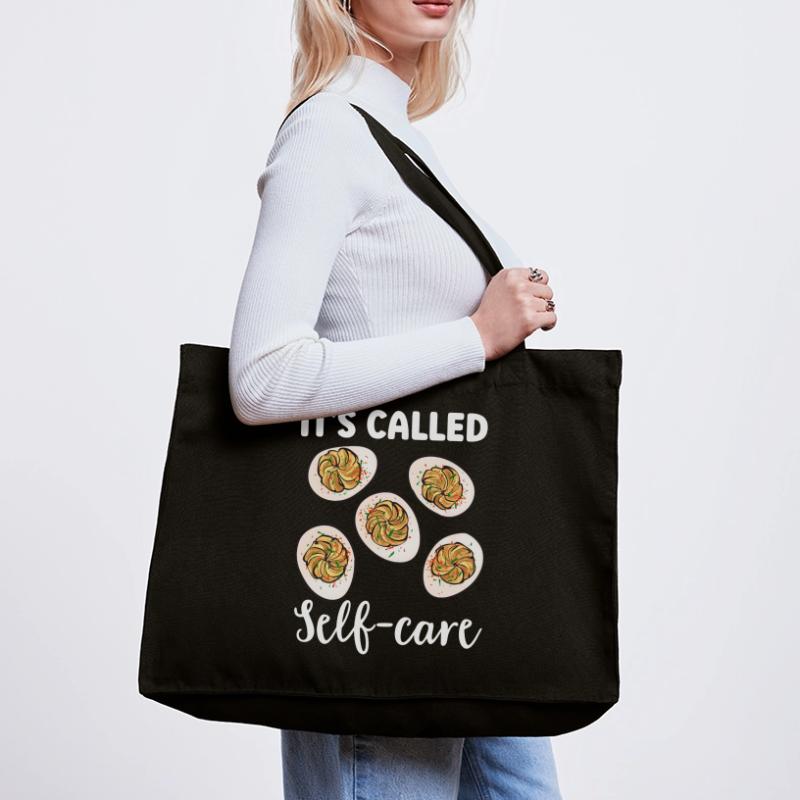 Gefüllte Eier Deviled Eggs Stanley/Stella recycelter Shopping Bag