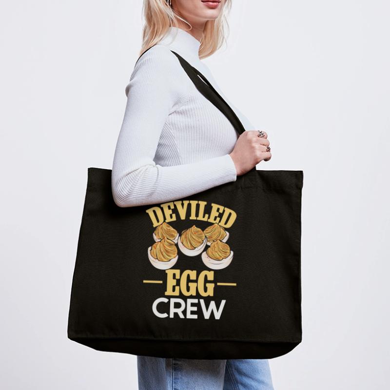 Gefüllte Eier Deviled Eggs Stanley/Stella recycelter Shopping Bag