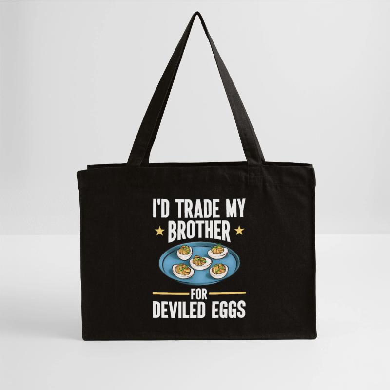 Stuffed Eggs Deviled Eggs Stanley/Stella Recycled Shopping Bag