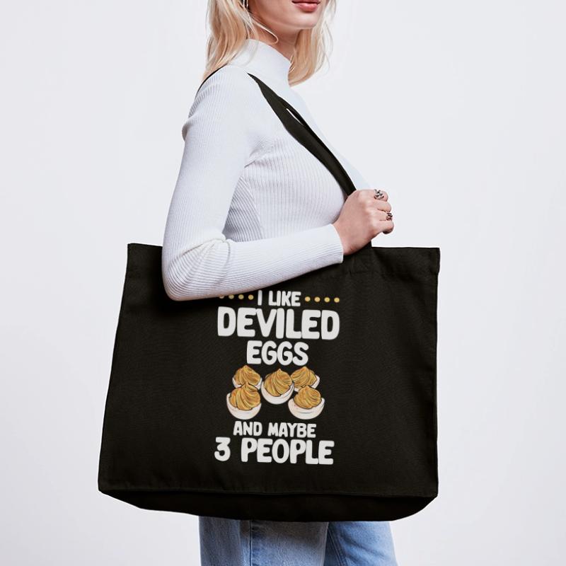 Gefüllte Eier Deviled Eggs Stanley/Stella recycelter Shopping Bag