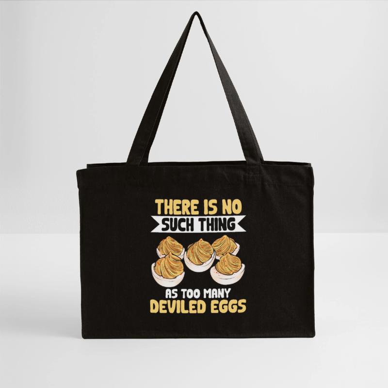 Gefüllte Eier Deviled Eggs Stanley/Stella recycelter Shopping Bag