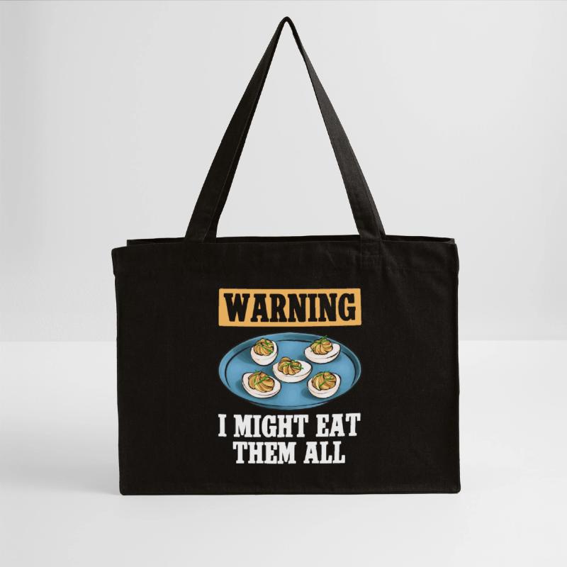 Stuffed Eggs Deviled Eggs Stanley/Stella Recycled Shopping Bag