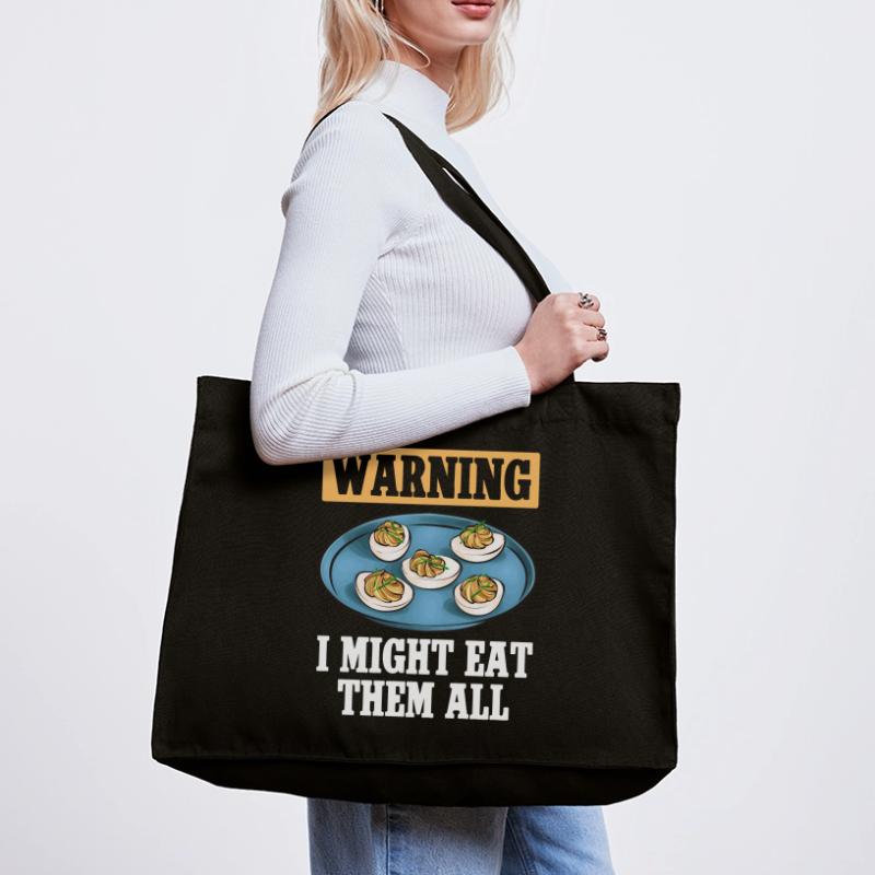 Stuffed Eggs Deviled Eggs Stanley/Stella Recycled Shopping Bag