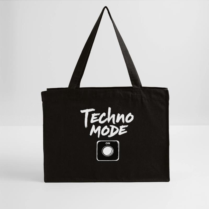 Techno Mode On Techno Techno Musik Techno Stanley/Stella recycelter Shopping Bag