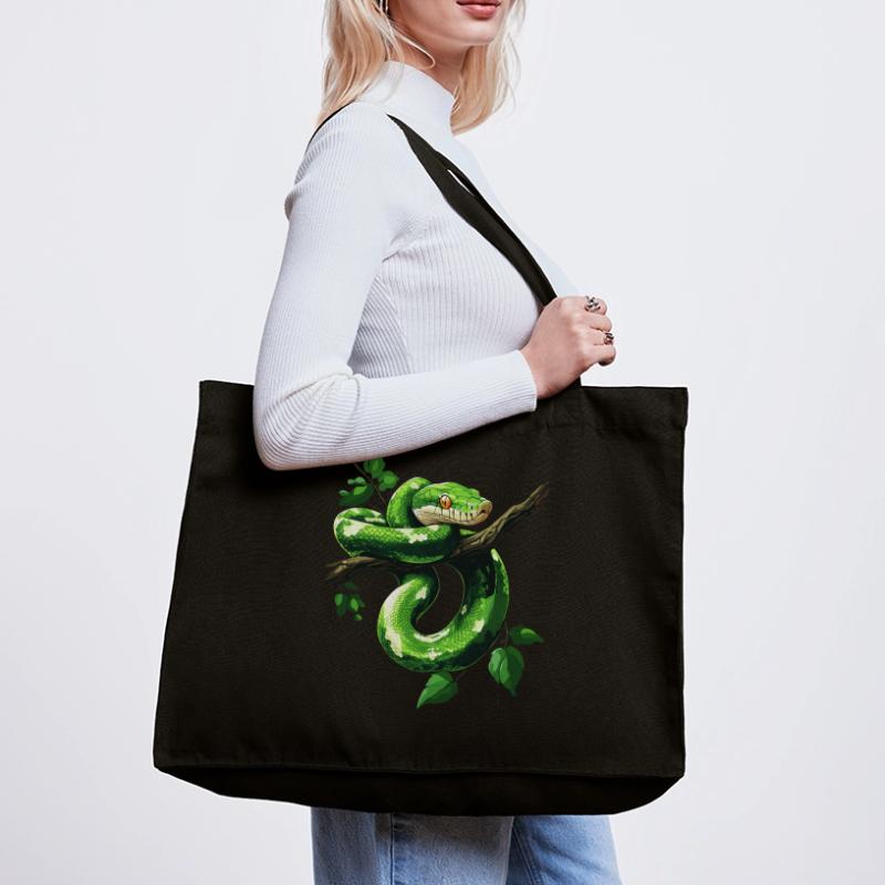 Green Tree Python Snakes Lover Terrarium Stanley/Stella Recycled Shopping Bag