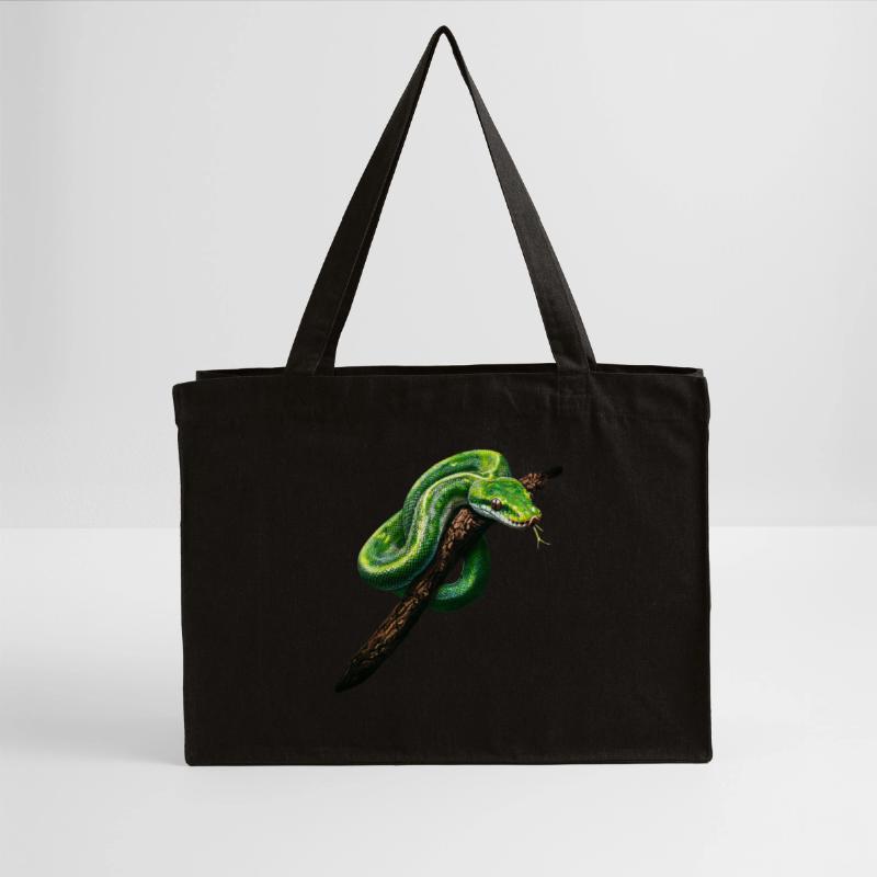 Green Tree Python Snakes Lover Terrarium Stanley/Stella Recycled Shopping Bag