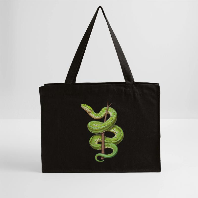 Green Tree Python Snakes Lover Terrarium Stanley/Stella Recycled Shopping Bag