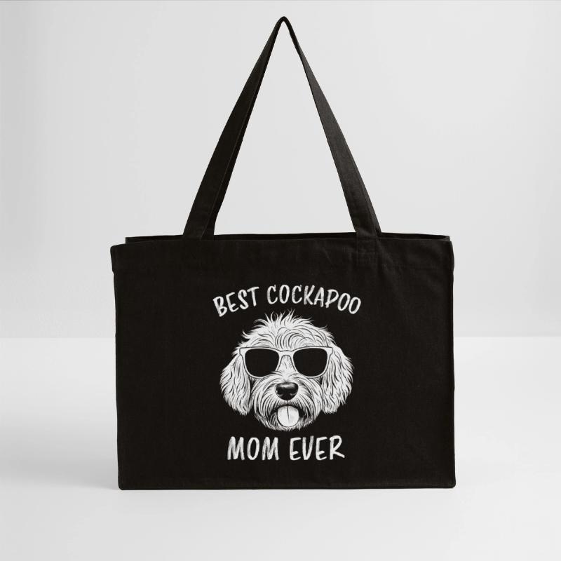 Cockapoo Spruch Mama Lustiges Cockapoo Geschenk Stanley/Stella recycelter Shopping Bag