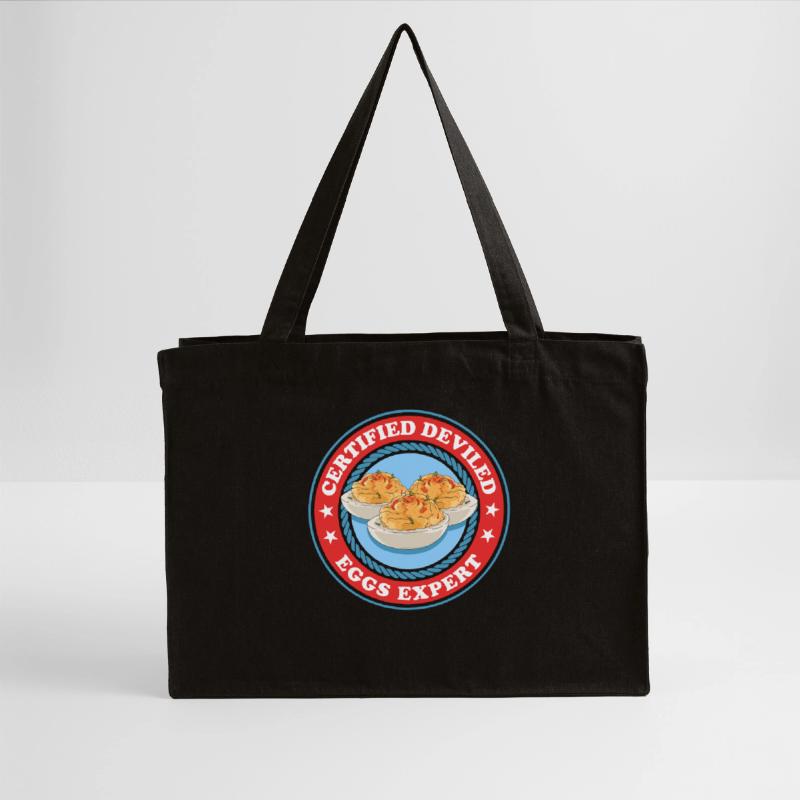 Gefüllte Eier Experte Deviled Eggs Geschenk Stanley/Stella recycelter Shopping Bag