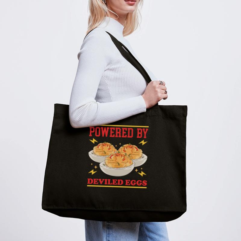 Gefüllte Eier Dressed Deviled Eggs Geschenke Stanley/Stella recycelter Shopping Bag