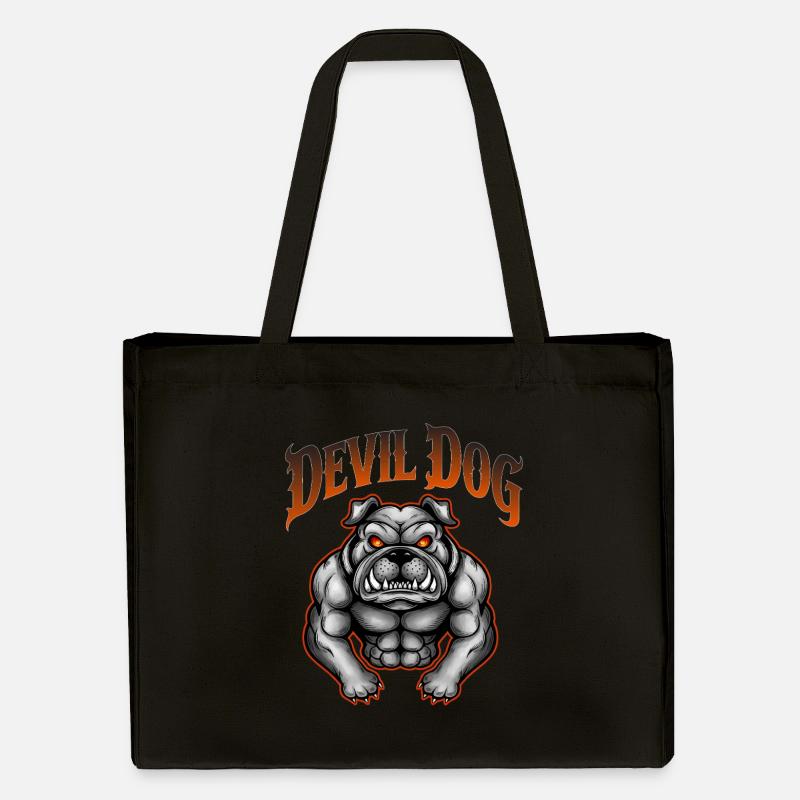 CHIEN DIABLE - Cabas recyclé Stanley/Stella - noir