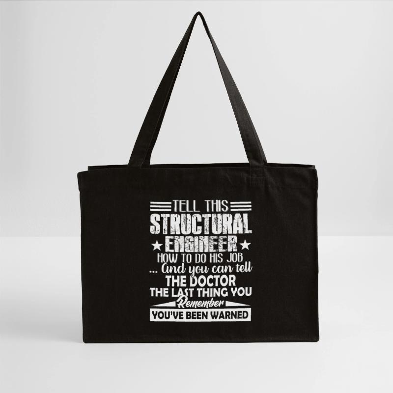 Structural Engineer Funny Structural Engineer Stanley/Stella Recycled Shopping Bag