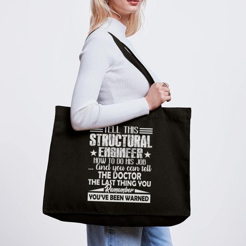 Structural Engineer Funny Structural Engineer Stanley/Stella Recycled Shopping Bag