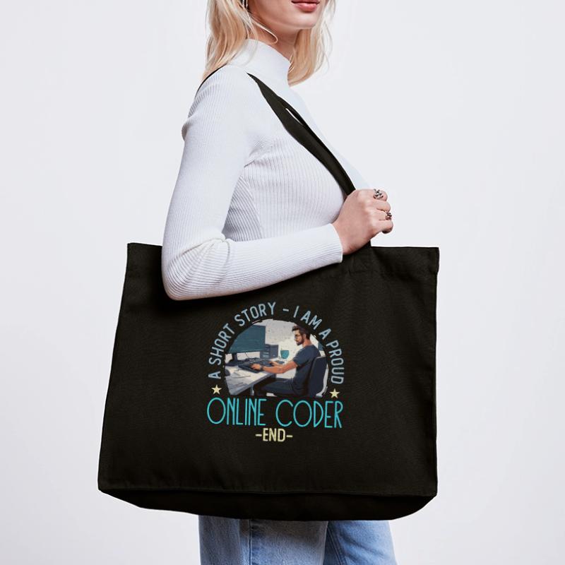 Online Coder A Short Story I Am A Web Developer Stanley/Stella recycelter Shopping Bag