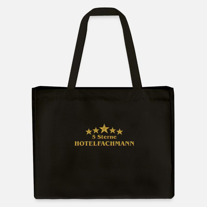 5 Sterne Hotelfachmann - Stanley/Stella recycelter Shopping Bag - Schwarz