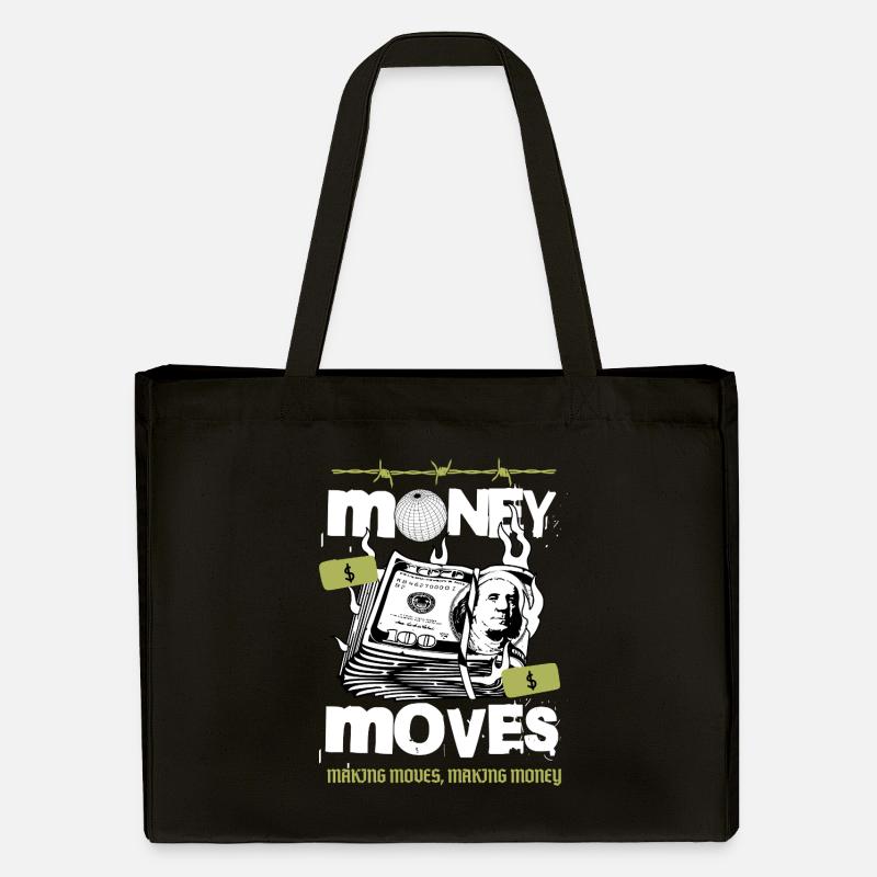 Argent en Mouvement - Cabas recyclé Stanley/Stella - noir