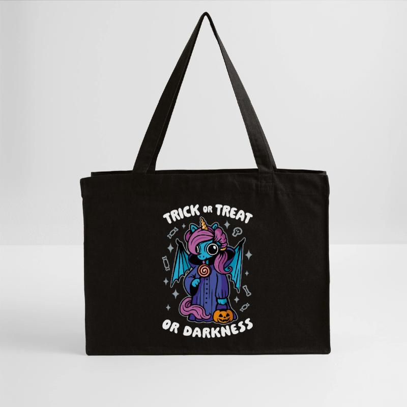 Dunkles süßes Einhorn - Süßes oder Saures oder Dunkelheit Stanley/Stella recycelter Shopping Bag