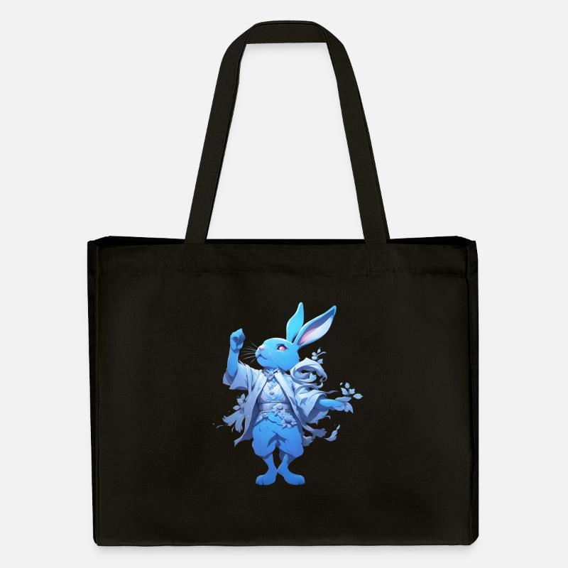 CONIGLI0 HELLBLAU - Stanley/Stella recycelter Shopping Bag - Schwarz