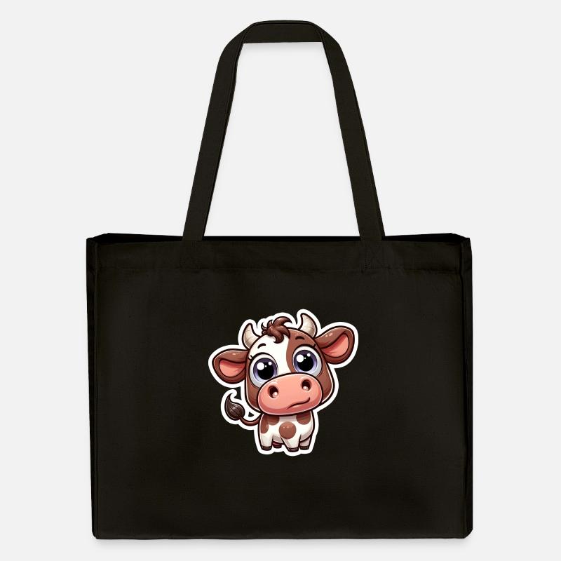 Vache - Cabas recyclé Stanley/Stella - noir