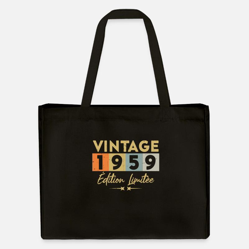 Vintage 1959 Édition Limitée - Cabas recyclé Stanley/Stella - noir