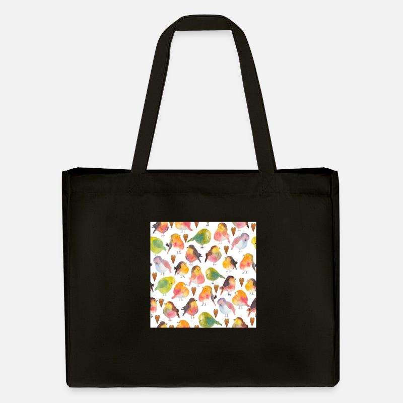 Petits oiseaux 2 - Cabas recyclé Stanley/Stella - noir