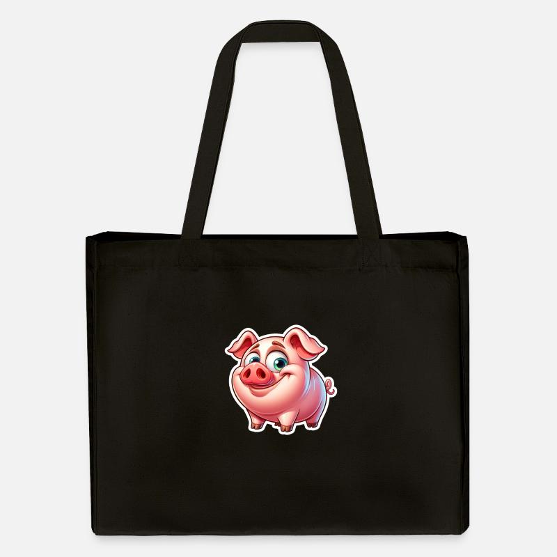 Cochon / Cochon - Cabas recyclé Stanley/Stella - noir