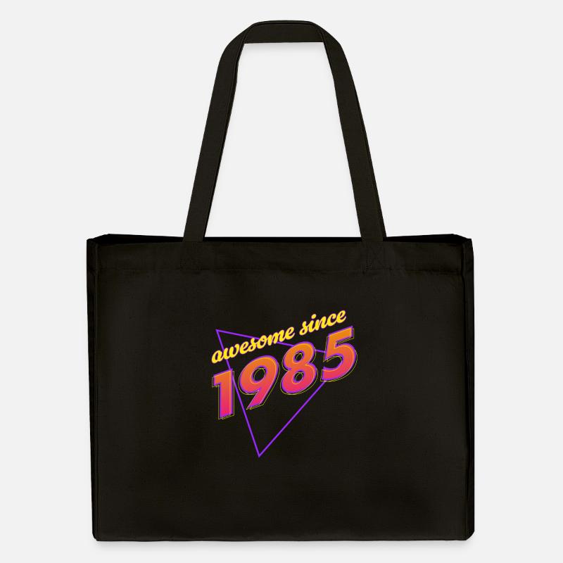 Rétro - Awesome since 1985 - Cabas recyclé Stanley/Stella - noir