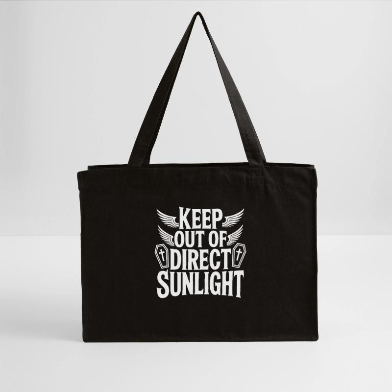 Tenir à l’abri de la lumière directe du soleil ! Vampire Goth Emo Cabas recyclé Stanley/Stella