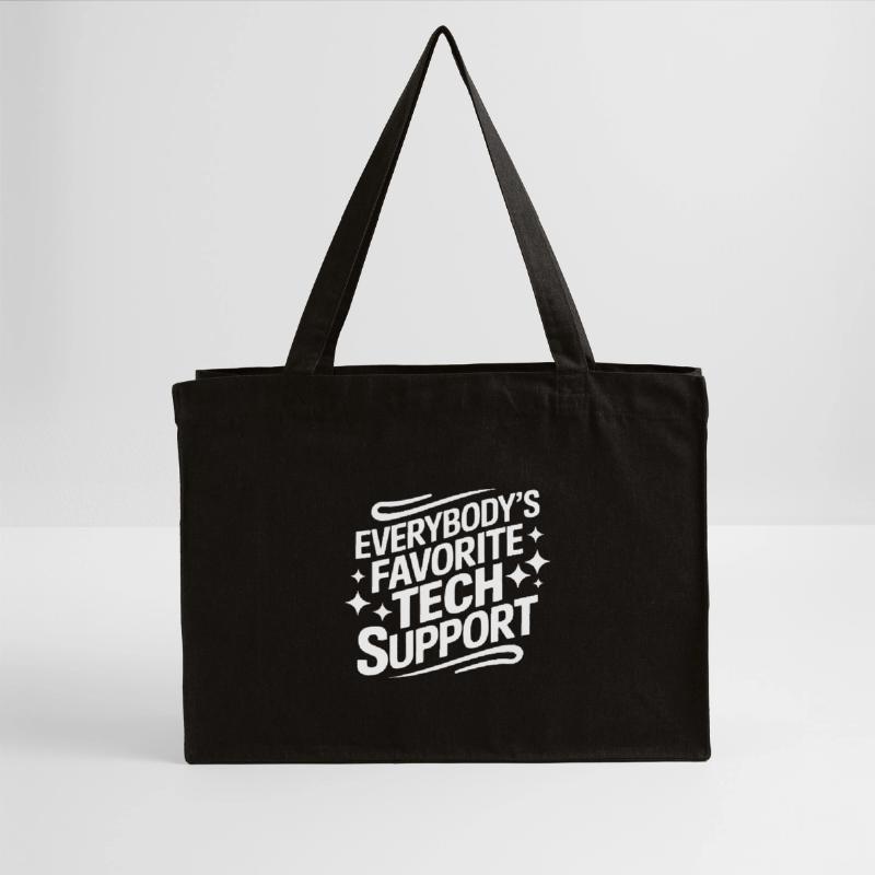Technischer Support Computerfreak Nerd Stanley/Stella recycelter Shopping Bag